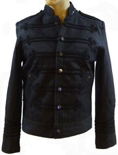 GOLD SPUN  Designers Denim Band Jacket  Color Blue Black Size M, L