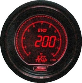 PROSPORT 52mm EVO Series Digital Red / Blue Led Exhaust Gas
