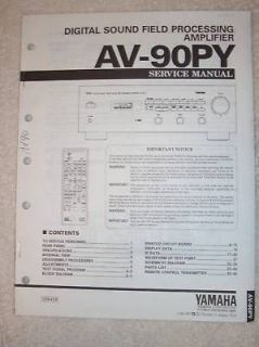 Yamaha Service Manual~AV 90PY Stereo Amplifier Amp