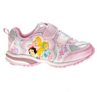 New Disney Cinderella Light Up Glitter Costume Shoes 7 8 9 10 11 12 13