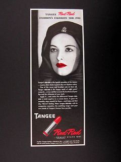 Tangee Red Red Shade Lipstick 1941 Ad print advertisement