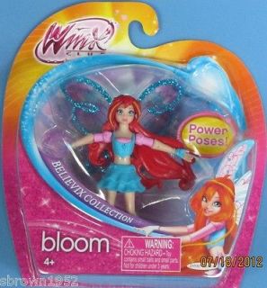 WINX CLUB BELIEVIX COLLECTION ACTION DOLL (3.75) set of 6 BLOOM