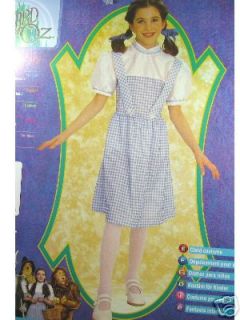 Dorothy Wizard of Oz Costume Girls Small 4   6 S Plus Dog Toto as