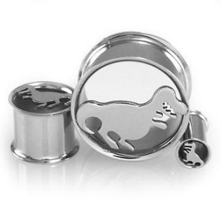 Steelcut Dinosaur Metal Double Flare Plugs Available in ( 2 Gauge to