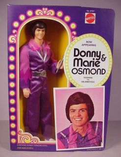Vintage 1976 Mattel Donny & Marie Osmond 12 Doll MIB TV toy figure