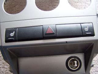 08 09 10 Dodge Avenger front heated seat buttons hazard button OEM