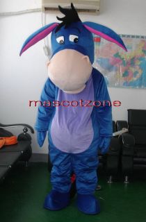 New Style Eeyore Donkey Mascot Costume Fancy Dress Adult Size EPE