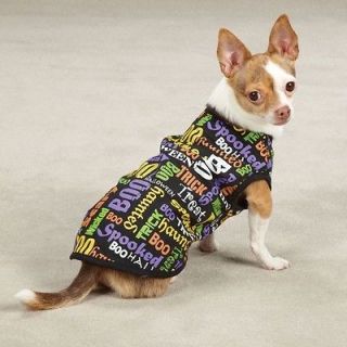 Dog DOGGY DOODLES Halloween Costume GLOWS Tee Shirt Teacup XXS XS S S