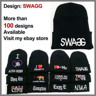 SWAGG*** #SWAGG DOPE HIP HOP NWA YMCMB Beanie Cap Hat Cuff Fold up