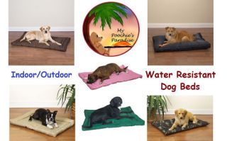 Indoor Outdoor Crate Mats & Dog Beds   Water Resistant!