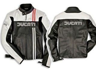 NEW Dainese Ducati 80s Preforated Leather Jacket 