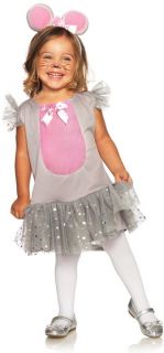 Child Girls Squeaky Mouse Costume