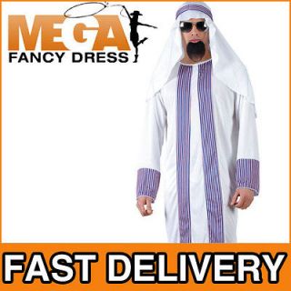 Arab Sheik Mens Arabian Nights National Dress Fancy Dress Adult