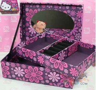 in 1 Hello Kitty Storage Drawer Mini Jewelry Storage Box Cosmetic