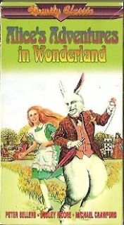 Adventures in Wonderland (VHS) Peter Sellers, Dudley Moore RARE