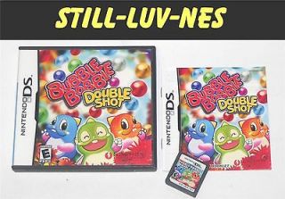 Nintendo DS Game BUBBLE BOBBLE Double Shot Complete NDS Lite Dsi