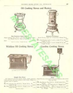 1911 Perfection,Dan gler,Daisy Oil Heater Cook Stove AD