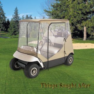 TRAVEL 4 SIDED 2 PERSON GOLF CAR ENCLOSURE Cart Cover