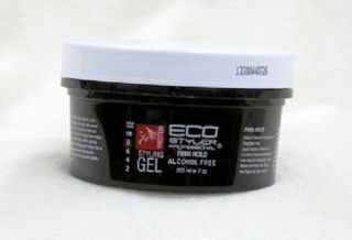 Eco Styler Protein Firm Hold Gel(White Top) 8oz(Jar)