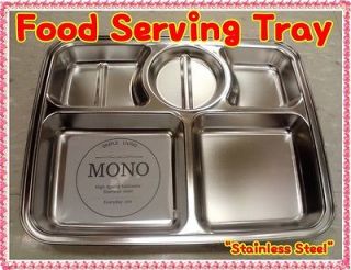 Food Serving Lunch Trays School Cafeteria Stainless Steel