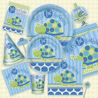 TURTLE 1st Birthday Party Supplies ~ Choose Items You Need ~ First