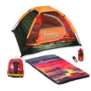 5pcs Disney Licensed Pirates Of The Caribbean Camping Tent Set