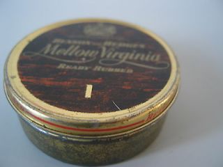 Benson and Hedges Mellow Virginia Ready rubbed tobacco tin