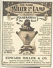 1899 Edward Miller Co Oil Heaters Lamps Boston