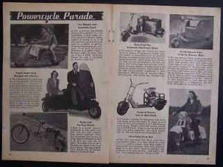 Motor Scooters 1947 Cushman Salsbury Wyse pictorial