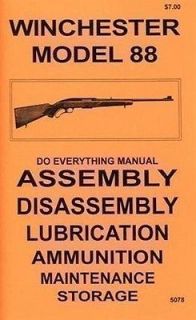 WINCHESTER MODEL 88 DO EVERYTHING MANUAL CARE BOOK NEW