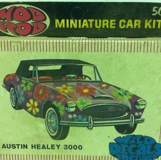 sports cars kits on Miniature Car Kit! Austin Healey 3000! Vintage 1970! Sealed/Unpunch ed