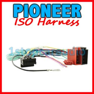 PIONEER to ISO WIRING HARNESS   AVH 2350DVD AVH 2450BT AVH 3350BT AVH