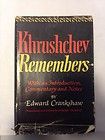Khrushchev Remembers, Edward Crankshaw, 1970, Little Brown & Company