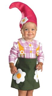 Baby Girls Toddler Garden Gnome Elf Costume 12 18 mo