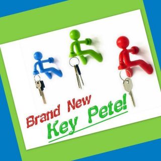 Lot Key Pete Strong Man MAGNETIC Key Holder Rack HOOK