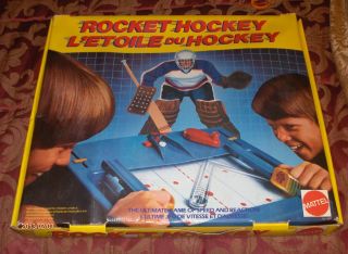 1978 MATTEL ROCKET HOCKEY GAME NHL COMPLETE IN BOX No 2899