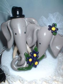 Wedding Cake Topper Large Elephants Custom Pamkins