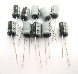 47uF 50V Radial Lead Electrolytic Capacitors Small Size 10/Pack
