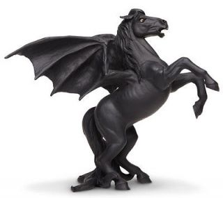 . 802329 Areion Black Pegasus Model Replica Horse Toy New 2013   NIP