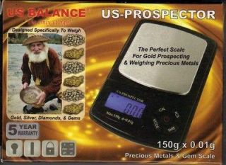 DIGITAL COIN & GOLD NUGGET SCALES 150 X 0.01g PROSPECTOR limited time