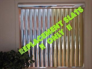 25 Leather Like Replacement Slats Vertical Blind Vane 84 Long Window