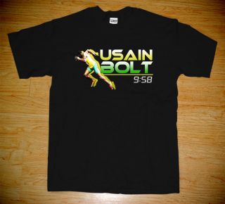 NEW USAIN BOLT Jamaican Running Sprinter 958 T shirt