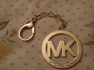 Kors Logo Keychain/Pendant ♥ Gold Tone ♥ Hanging Purse Charm Fob