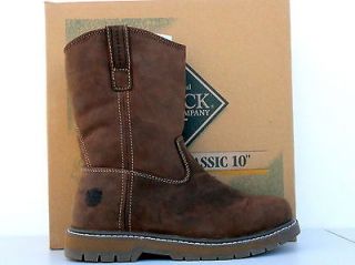 MUCK BOOT Mens Tan Crazy Horse Full Grain Leather Work Boots
