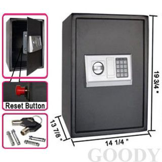 ft Keyless Digital Safe Electronic Security Jewel Home Gun Cash Box