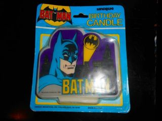 Batman Birthday Candle 1989