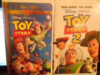 MOVIES! WALT DISNEY Toy Story Gold Collection + Toy Story 2 VHS