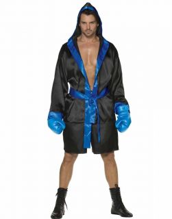 Knockout Boxing King Mens Halloween Cosume Robe,Shorts,Belt And Boxing