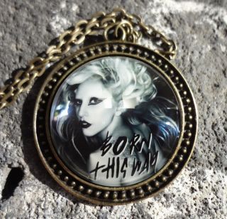 Lady Gaga Born This Way Antique Bronze Pendent Necklace