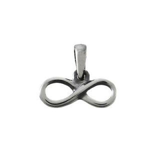 Sterling Silver Infinity Symbol Pendant Charm